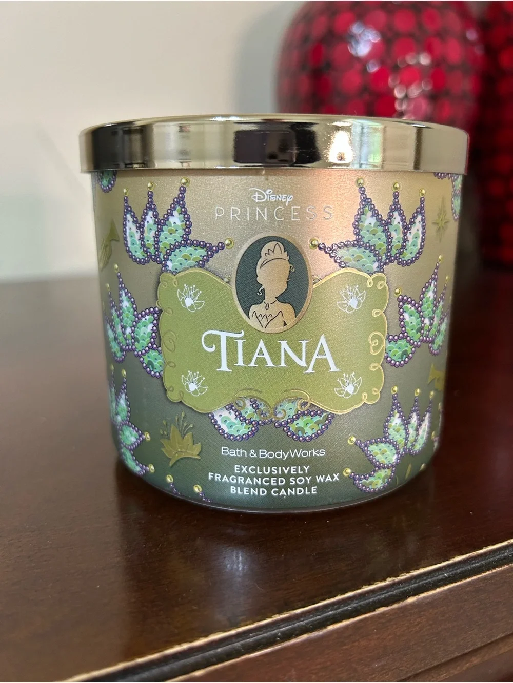 Bath & Body Works x Disney Princess Tiana Scented 3 Wick Candle